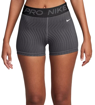 Nike Women's Pro Dri-FIT Mid-Rise 3" Printed Shorts