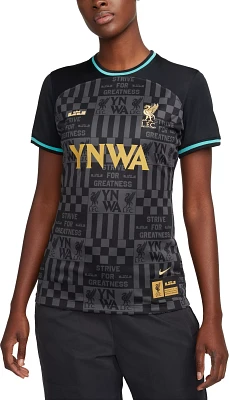 Nike Women's Liverpool FC x LeBron James 2023-2024 Black Replica Jersey