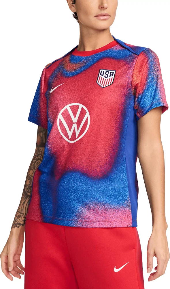 Nike Women's USMNT 2024 Red Prematch Jersey