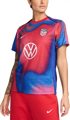 Nike Women's USMNT 2024 Red Prematch Jersey