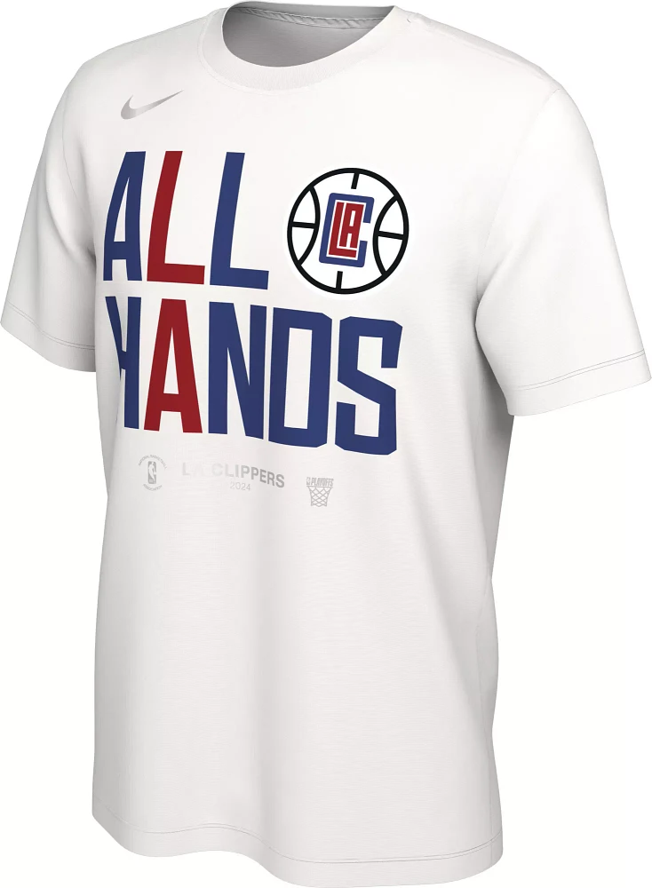 Nike Youth Los Angeles Clippers "All Hands" 2024 NBA Playoffs Mantra T-Shirt