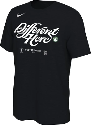 Nike Youth Boston Celtics "Different Here" 2024 NBA Playoffs Mantra T-Shirt