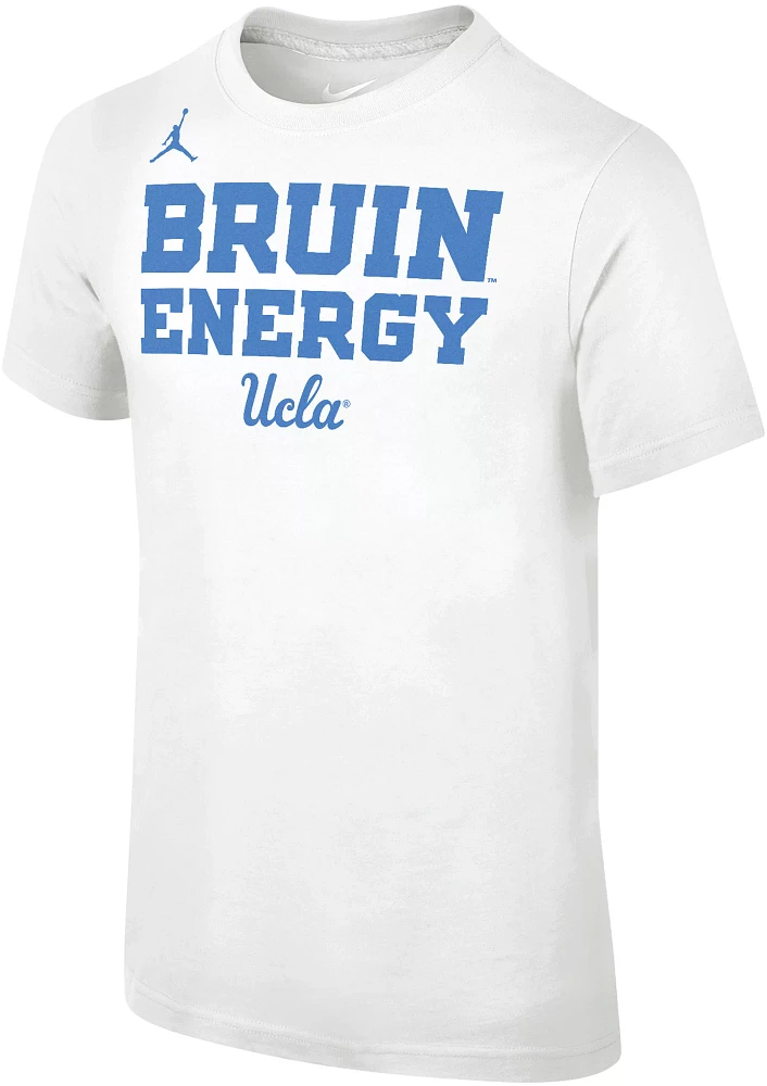 Nike Youth UCLA Bruins White Dri-FIT 'Energy' Bench T-Shirt