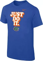 Nike Youth Florida Gators Blue Core Cotton 'Just Do It' T-Shirt