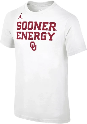 Nike Youth Oklahoma Sooners White Dri-FIT 'Energy' Bench T-Shirt