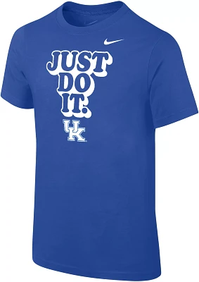 Nike Youth Kentucky Wildcats Blue Core Cotton 'Just Do It' T-Shirt