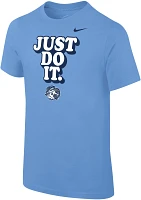 Nike Youth North Carolina Tar Heels Blue Core Cotton 'Just Do It' T-Shirt