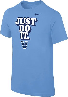 Nike Youth Villanova Wildcats Navy Core Cotton 'Just Do It' T-Shirt