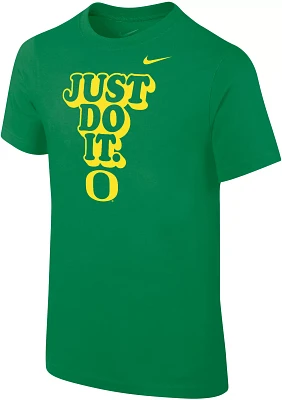 Nike Youth Oregon Ducks Green Core Cotton 'Just Do It' T-Shirt