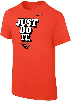 Nike Youth Oregon State Beavers Orange Core Cotton 'Just Do It' T-Shirt