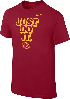 Nike Youth Iowa State Cyclones Cardinal Core Cotton 'Just Do It' T-Shirt