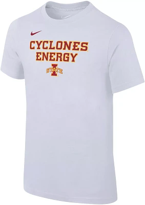 Nike Youth Iowa State Cyclones White Dri-FIT 'Energy' Bench T-Shirt