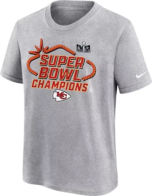 Nike Youth Super Bowl LVIII Champions Kansas City Chiefs Locker Room T-Shirt