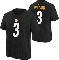 Nike Youth Pittsburgh Steelers Russell Wilson #3 Black T-Shirt