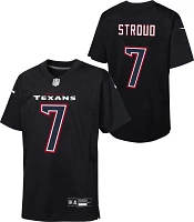 Nike Youth Houston Texans CJ Stroud #7 Black Game Jersey