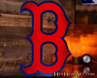 Hex Head Boston Red Sox 17" Gift Sign