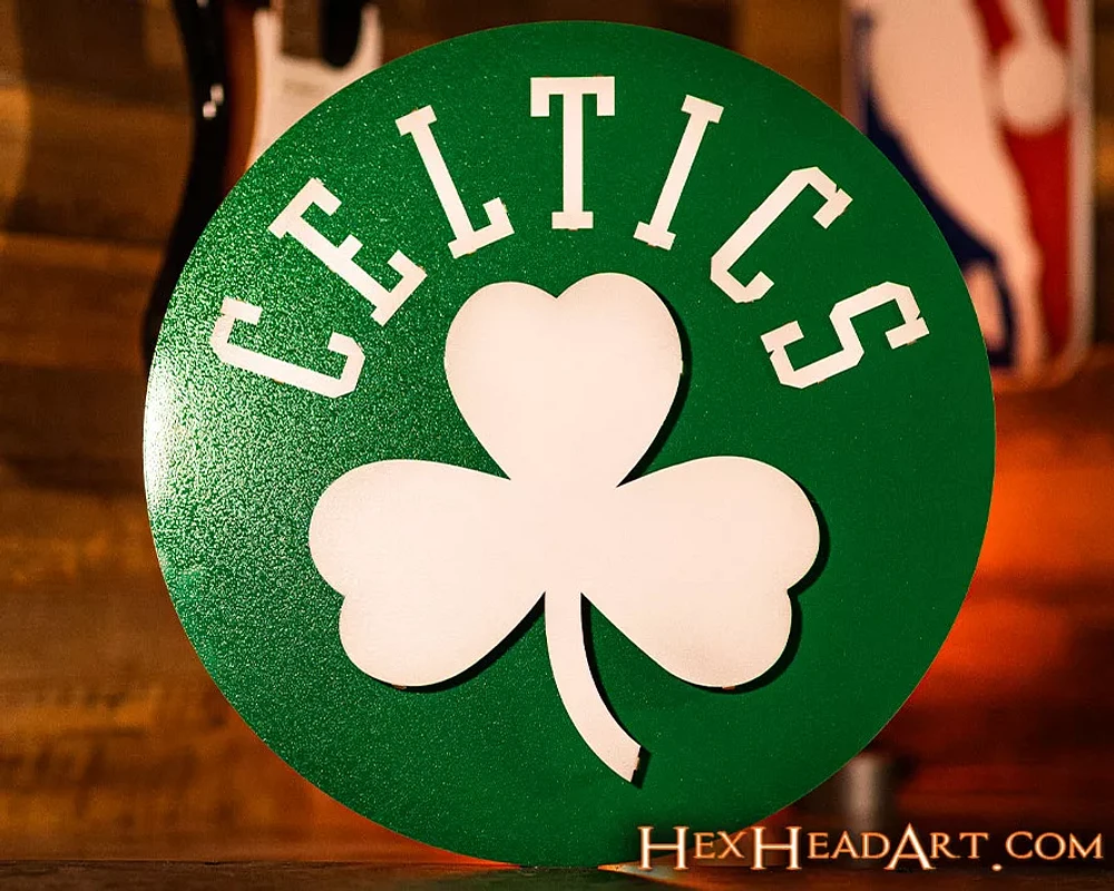 Hex Head Boston Celtics 22" Shamrock Sign