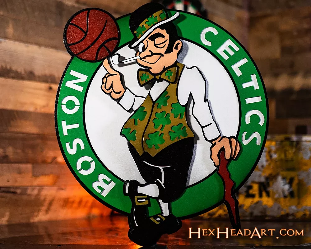 Hex Head Boston Celtics 31" XXL Sign