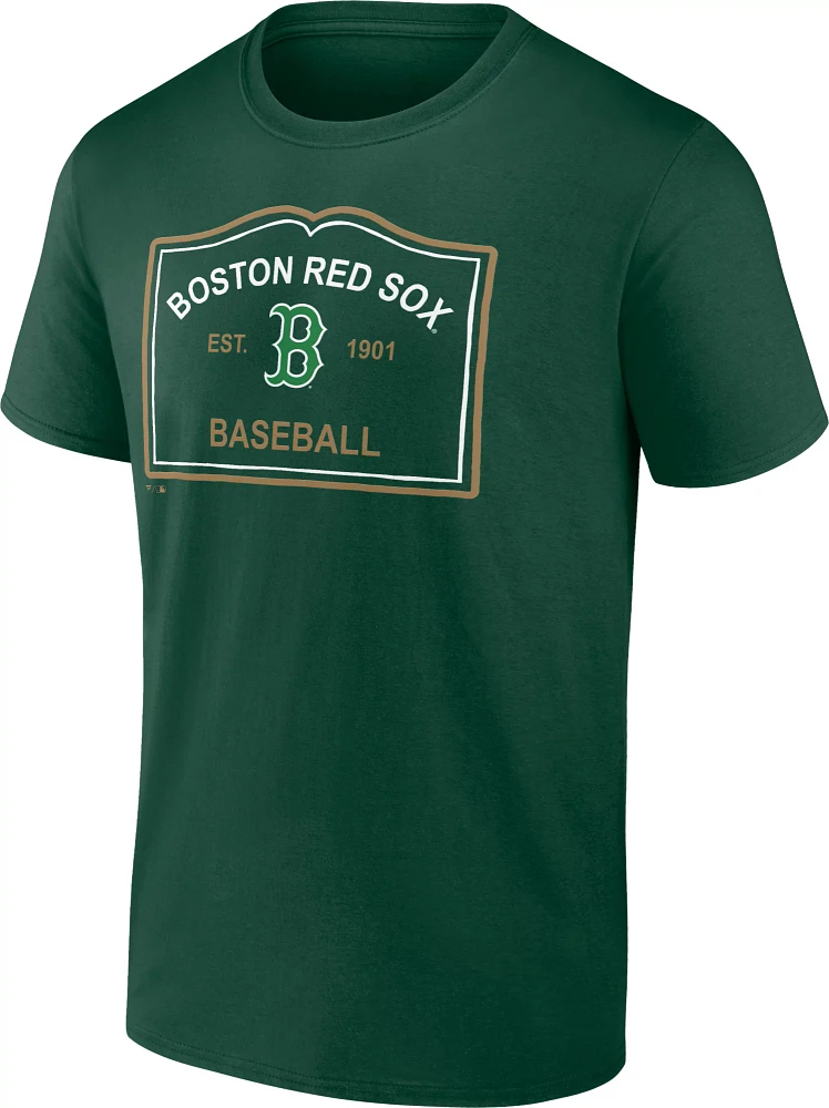 MLB Men's St. Patrick's Day '24 Boston Red Sox Green Hometown T-Shirt