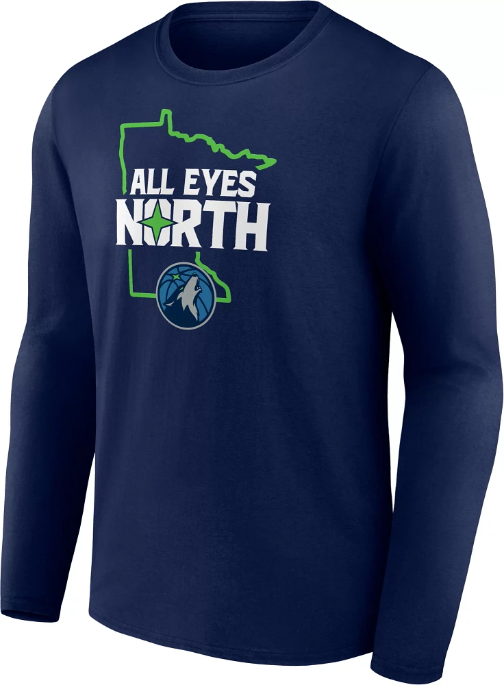 Fanatics Men's Minnesota Timberwolves Pick and Roll Long Sleeve T-Shirt