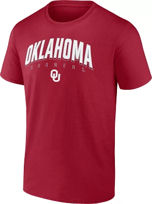 NCAA Men's Oklahoma Sooners Crimson Skyward Logo T-Shirt