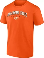 NCAA Men's Oklahoma State Cowboys Orange Skyward Logo T-Shirt