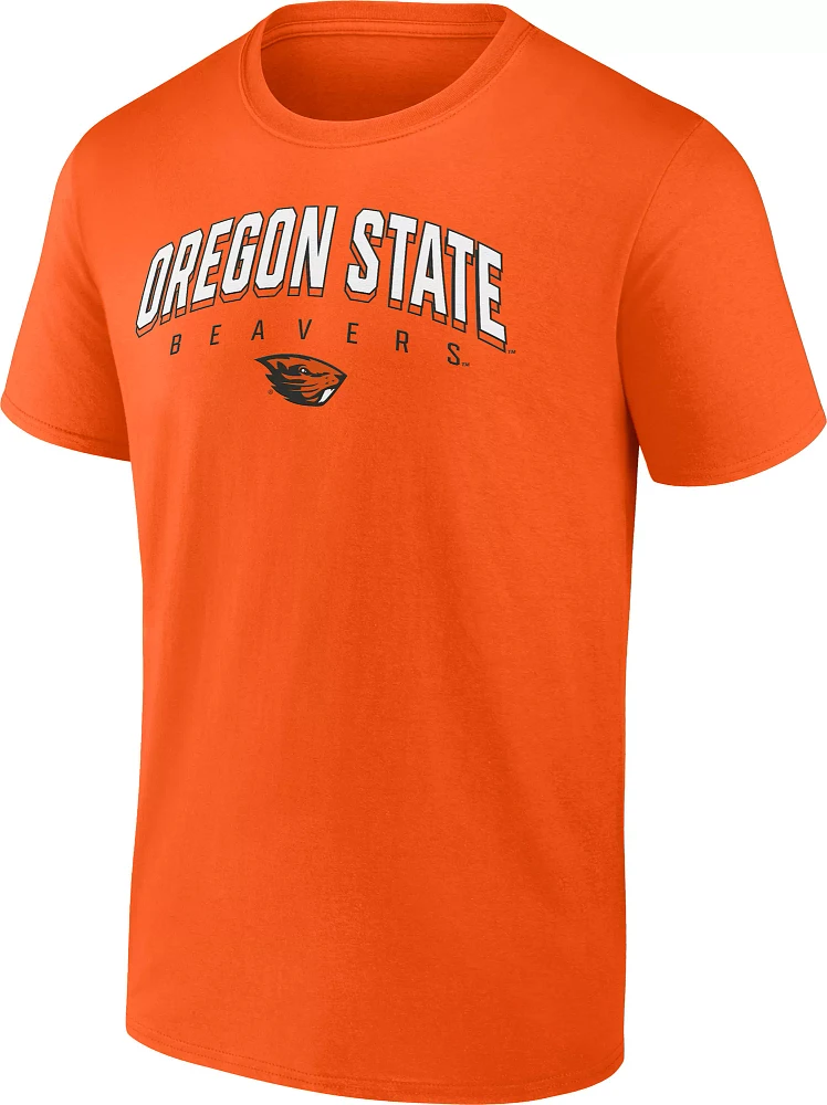 NCAA Men's Oregon State Beavers Orange Skyward Logo T-Shirt