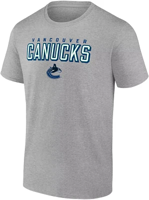 NHL Adult Vancouver Canucks Graphic Grey T-Shirt