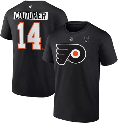 NHL Adult Philadelphia Flyers Sean Couturier #14 Black T-Shirt