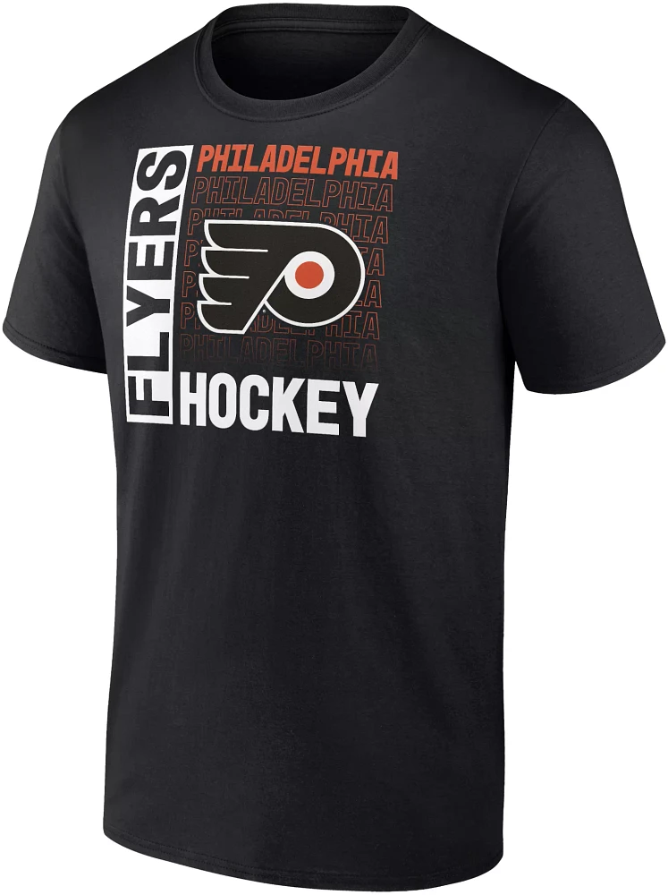 NHL Adult Philadelphia Flyers Repeat Black T-Shirt