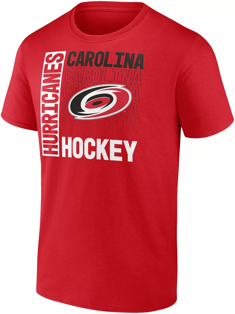 NHL Adult Carolina Hurricanes Repeat Red T-Shirt