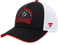 NHL New Jersey Devils Fundamental Black Trucker Hat