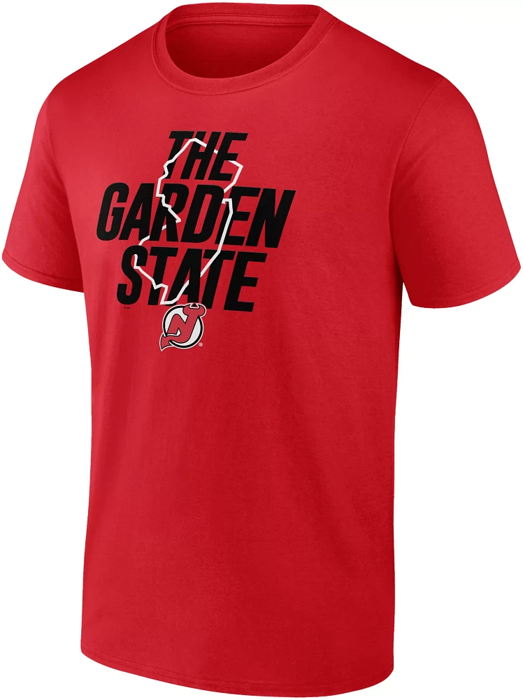 NHL Adult New Jersey Devils Hometown Red T-Shirt