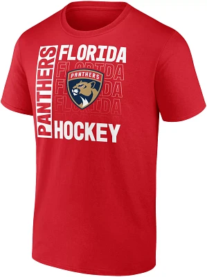 NHL Adult Florida Panthers Repeat Red T-Shirt