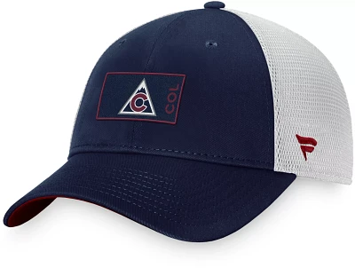 NHL Colorado Avalanche Authentic Pro Alternate Logo Navy Trucker Hat