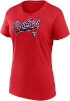 NHL Women's Florida Panthers Start to Finish Red T-Shirt