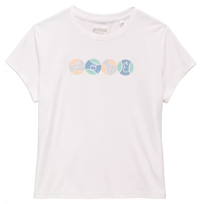 Prince Girls' Short Sleeve Graphic T-Shirt