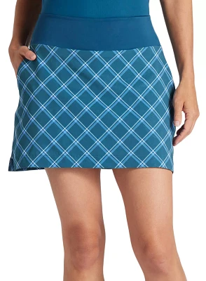 PUMA Women's Blake Plaid 15.5" Golf Skirt