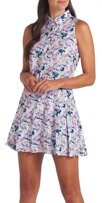 PUMA Women's Bloom Pleated Sleeveless Golf Dress
