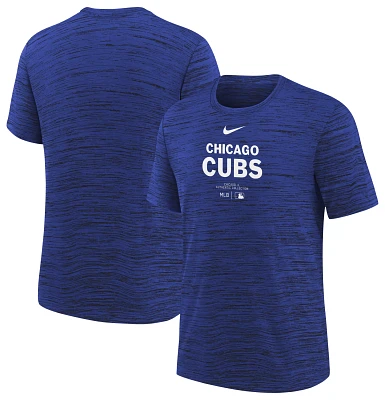 Nike Youth Chicago Cubs Blue Practice T-Shirt