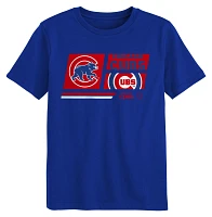 MLB Team Apparel Little Kids' Chicago Cubs Royal Multi Hit T-Shirt