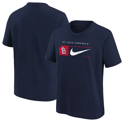 Nike Youth St. Louis Cardinals Navy Swoosh Lock T-Shirt