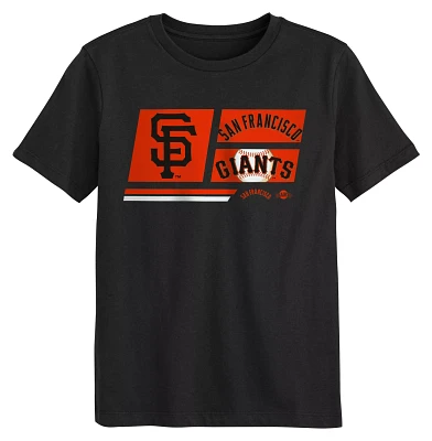 MLB Team Apparel Little Kids' San Francisco Giants Black Multi Hit T-Shirt