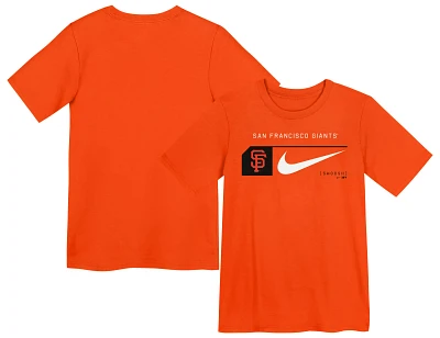 Nike Little Kids' San Francisco Giants Orange Swoosh Lock T-Shirt