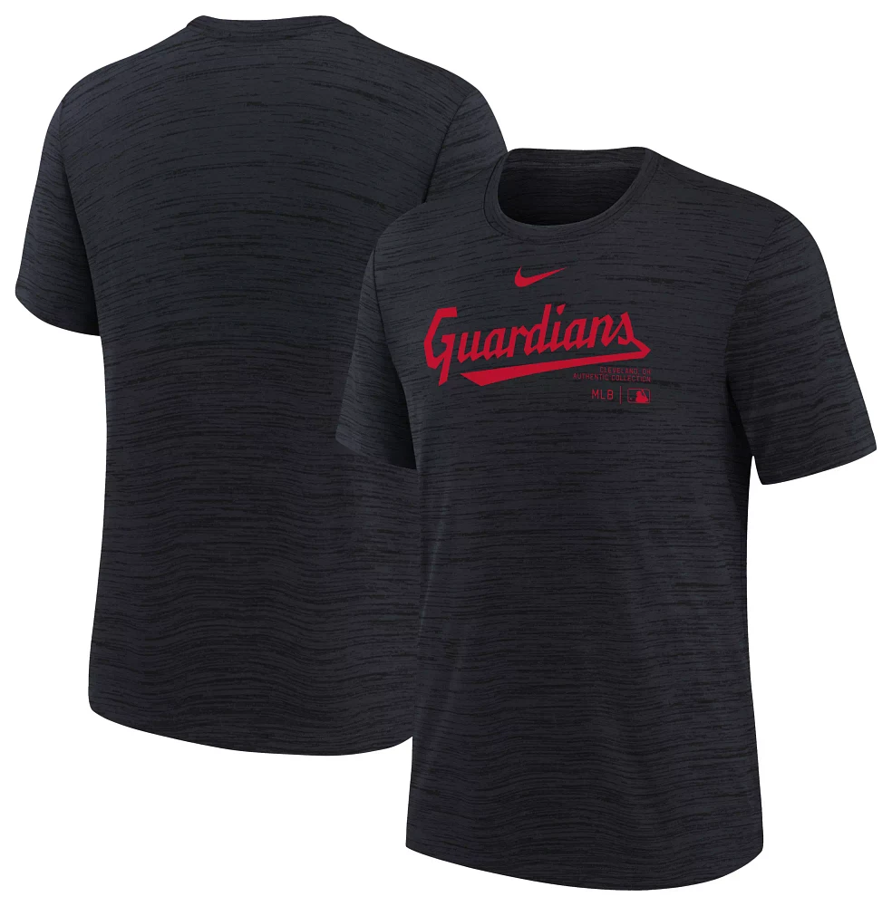 Nike Youth Cleveland Guardians Blue Practice T-Shirt