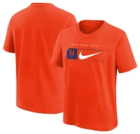 Nike Youth New York Mets Orange Swoosh Lock T-Shirt