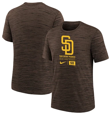 Nike Youth San Diego Padres Brown Logo Velocity T-Shirt