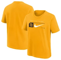 Nike Youth San Diego Padres Yellow Swoosh Lock T-Shirt