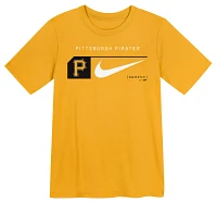 Nike Little Kids' Pittsburgh Pirates Yellow Swoosh Lock T-Shirt