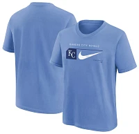 Nike Youth Kansas City Royals Blue Swoosh Lock T-Shirt